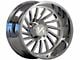 Arkon Off-Road Caesar Chrome 6-Lug Wheel; Left Directional; 20x12; -51mm Offset (04-15 Titan)