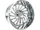 Arkon Off-Road Caesar Chrome 6-Lug Wheel; 24x14; -81mm Offset (04-15 Titan)