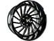 Arkon Off-Road Caesar Gloss Black Milled 6-Lug Wheel; 20x10; -25mm Offset (04-15 Titan)