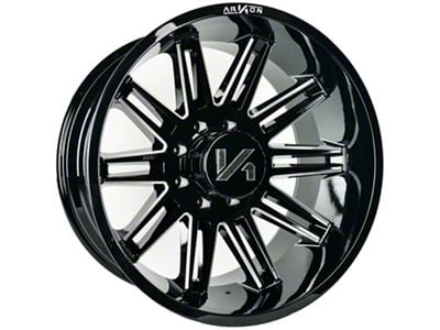 Arkon Off-Road Churchill Gloss Black Milled 6-Lug Wheel; 26x14; -81mm Offset (04-15 Titan)