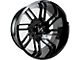 Arkon Off-Road DaVinci Gloss Black 6-Lug Wheel; Left Directional; 20x10; -25mm Offset (04-15 Titan)