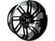 Arkon Off-Road DaVinci Gloss Black 6-Lug Wheel; Right Directional; 20x10; -25mm Offset (04-15 Titan)