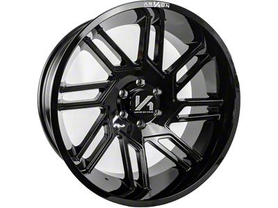 Arkon Off-Road DaVinci Gloss Black 6-Lug Wheel; 22x10; -25mm Offset (04-15 Titan)