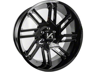 Arkon Off-Road DaVinci Gloss Black 6-Lug Wheel; 22x12; -51mm Offset (04-15 Titan)