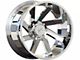 Arkon Off-Road Lincoln Chrome 6-Lug Wheel; Left Directional; 20x12; -51mm Offset (04-15 Titan)