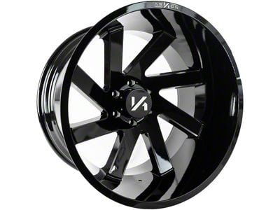 Arkon Off-Road Lincoln Gloss Black Milled 6-Lug Wheel; Left Directional; 20x10; -25mm Offset (04-15 Titan)