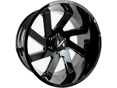 Arkon Off-Road Lincoln Gloss Black Milled 6-Lug Wheel; 20x10; -25mm Offset (04-15 Titan)