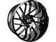 Arkon Off-Road Mandela Gloss Black Milled 6-Lug Wheel; 20x10; -25mm Offset (04-15 Titan)