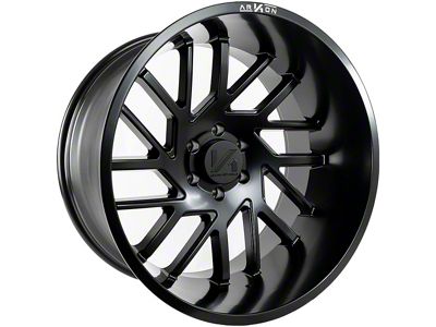 Arkon Off-Road Mandela Satin Black 6-Lug Wheel; Left Directional; 20x10; -25mm Offset (04-15 Titan)