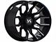 Arkon Off-Road Roosevelt Gloss Black Milled 6-Lug Wheel; 22x12; -51mm Offset (04-15 Titan)