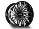 Arkon Off-Road Apollo Gloss Black Milled 6-Lug Wheel; 22x12; -51mm Offset (05-15 Tacoma)