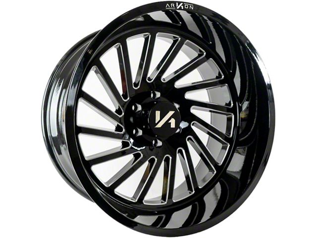 Arkon Off-Road Caesar Gloss Black Milled 6-Lug Wheel; 20x10; -25mm Offset (05-15 Tacoma)