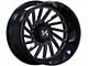 Arkon Off-Road Caesar Gloss Black Milled 6-Lug Wheel; Left Directional; 20x12; -51mm Offset (05-15 Tacoma)