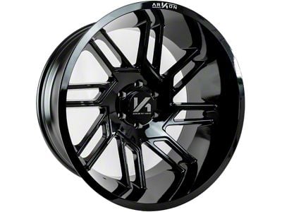 Arkon Off-Road DaVinci Gloss Black 6-Lug Wheel; Right Directional; 20x10; -25mm Offset (05-15 Tacoma)