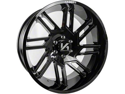 Arkon Off-Road DaVinci Gloss Black 6-Lug Wheel; 22x10; -25mm Offset (05-15 Tacoma)