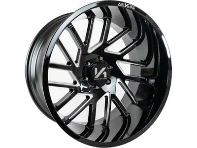 Arkon Off-Road Mandela Gloss Black Milled 6-Lug Wheel; 20x12; -51mm Offset (05-15 Tacoma)