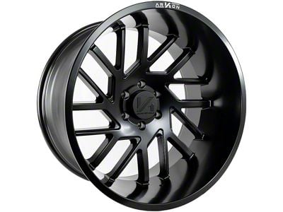 Arkon Off-Road Mandela Satin Black 6-Lug Wheel; Left Directional; 20x10; -25mm Offset (05-15 Tacoma)