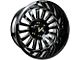 Arkon Off-Road Alexander Gloss Black Milled 6-Lug Wheel; 22x14; -81mm Offset (10-24 4Runner)