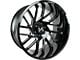 Arkon Off-Road Mandela Gloss Black Milled 6-Lug Wheel; 20x12; -51mm Offset (10-24 4Runner)