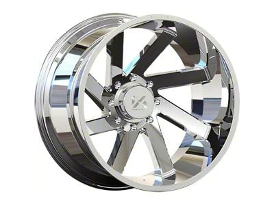 Arkon Off-Road Lincoln Chrome 6-Lug Wheel; 22x12; -51mm Offset (2024 Tacoma)