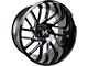 Arkon Off-Road Mandela Gloss Black Milled 6-Lug Wheel; 20x12; -51mm Offset (2024 Tacoma)