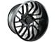 Arkon Off-Road Mandela Satin Black 6-Lug Wheel; 22x12; -51mm Offset (2024 Tacoma)