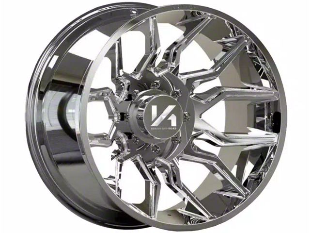 Arkon Off-Road Roosevelt Chrome 6-Lug Wheel; 22x12; -51mm Offset (2024 Tacoma)