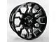 Arkon Off-Road Roosevelt Gloss Black with Milled Edges 6-Lug Wheel; 20x10; -25mm Offset (2024 Tacoma)