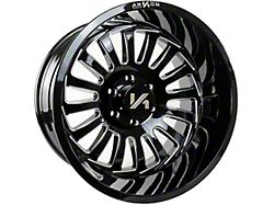 Arkon Off-Road Alexander Gloss Black Milled 6-Lug Wheel; 22x12; -51mm Offset (16-24 Titan XD)