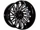 Arkon Off-Road Armstrong Gloss Black Milled 6-Lug Wheel; Right Directional; 20x12; -51mm Offset (22-24 Tundra)