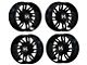 Arkon Off-Road DaVinci Gloss Black with Milled Edges 6-Lug 4-Wheel Kit; 20x10; -25mm Offset (22-24 Tundra)