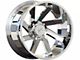 Arkon Off-Road Lincoln Chrome 6-Lug Wheel; Right Directional; 20x12; -51mm Offset (22-24 Tundra)