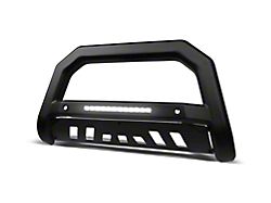 Armordillo AR-T Series Bull Bar with LED Light Bar; Pre-Drilled for Front Parking Sensors; Matte Black (21-24 Bronco Sport)