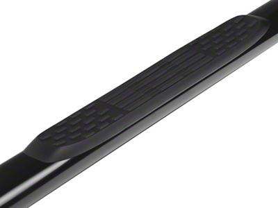 Armordillo 5-Inch Oval Side Step Bars; Black (05-21 Frontier Crew Cab)