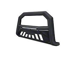 Armordillo AR Series Bull Bar with LED Light Bar; Matte Black (05-21 Frontier)