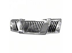 Armordillo Vertical Style Upper Replacement Grille; Chrome (05-08 Frontier)