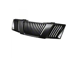 Armordillo Vertical Style Upper Replacement Grille; Matte Black (05-08 Frontier)