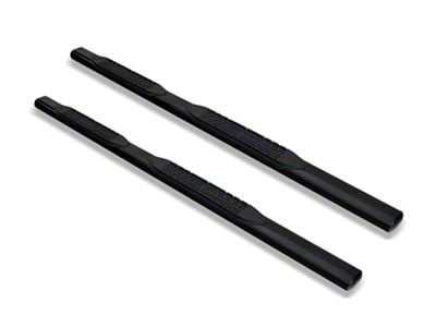 Armordillo 4-Inch Oval Side Step Bars; Black (07-18 Jeep Wrangler JK 4-Door)