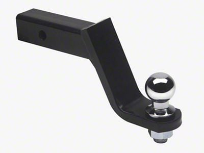 Armordillo 2-Inch Receiver Hitch Ball Mount; 5-Inch Drop (Universal; Some Adaptation May Be Required)