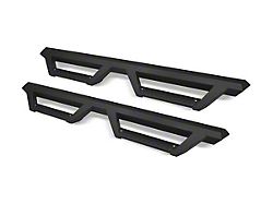 Armordillo AR Drop Side Step Bars; Matte Black (05-23 Tacoma Access Cab)