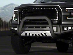 Armordillo AR Series Bull Bar with Aluminum Skid Plate; Matte Black (16-23 Tacoma)