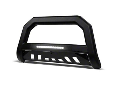 Armordillo AR-T Series Bull Bar with LED Light Bar; Matte Black (05-15 Tacoma)