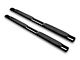 Armordillo 5-Inch Oval Side Step Bars; Black (04-24 Titan Crew Cab)