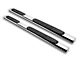 Armordillo 5-Inch Oval Side Step Bars; Polished (04-24 Titan Crew Cab)