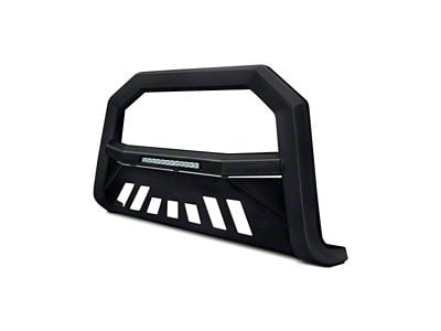 Armordillo AR-T Series Bull Bar with LED Light Bar; Matte Black (16-24 Titan XD)