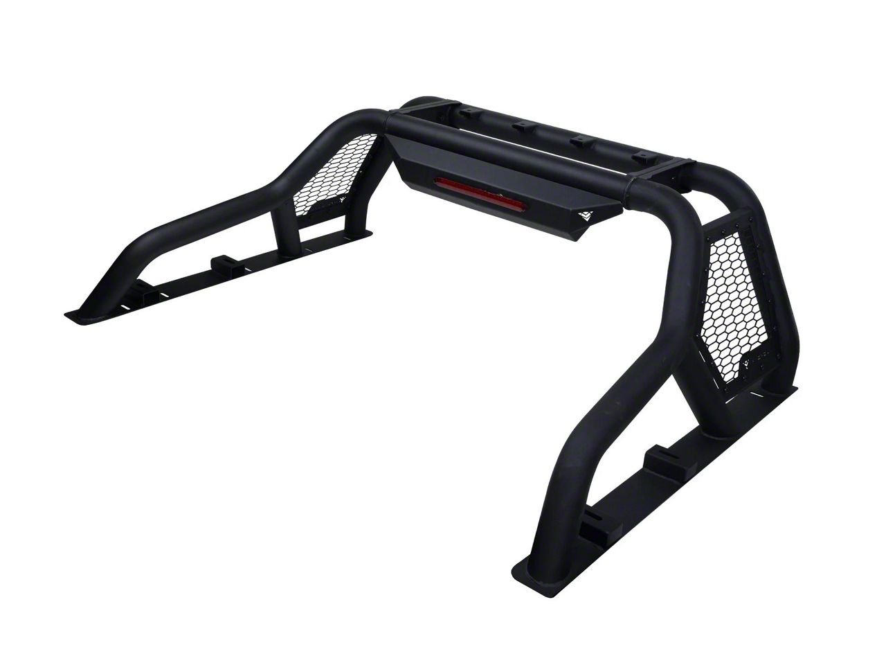 Armordillo Tundra CR1 Chase Rack with 3rd Brake Light; Matte Black ...