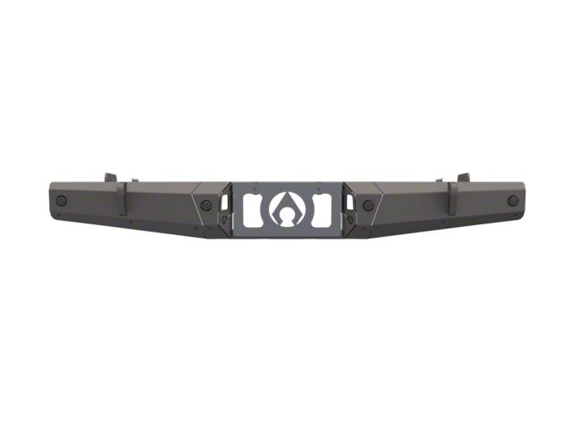 Artec Industries Bantam Series Steel High Clearance Rear Bumper Center Section Skid; Black (20-24 Jeep Gladiator JT)