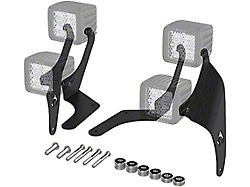 Artec Industries A-Pillar Dual LED Cube Light Mounts (18-24 Jeep Wrangler JL, Excluding 4xe & Rubicon 392)