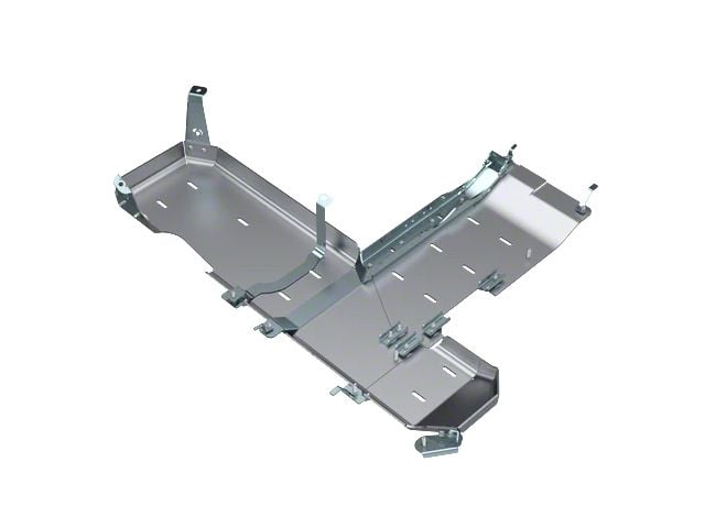 Artec Industries Transfer Case and Fuel Tank Skid Plate; Aluminum (18-24 2.0L or 3.6L Jeep Wrangler JL 2-Door)