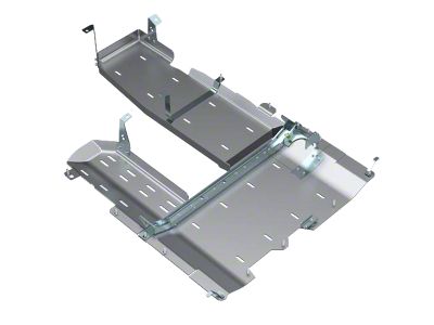 Artec Industries Transfer Case and Fuel Tank Skid Plate; Aluminum (20-23 3.0L EcoDiesel Jeep Wrangler JL)